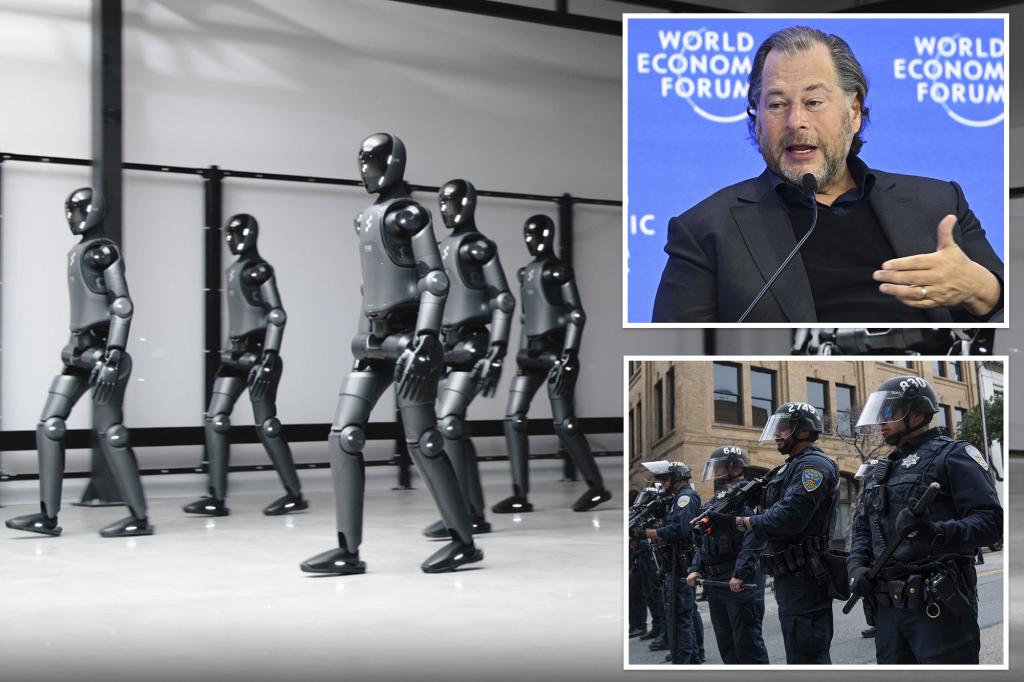 Marc Benioff pitches robo-cops to help fight crime in San Francisco