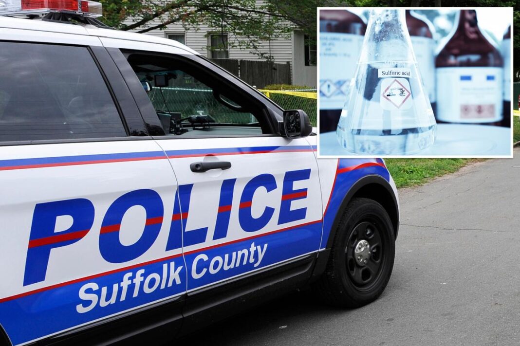 Toxic beau throws sulfuric acid in girlfriend’s face, melting her clothes: cops