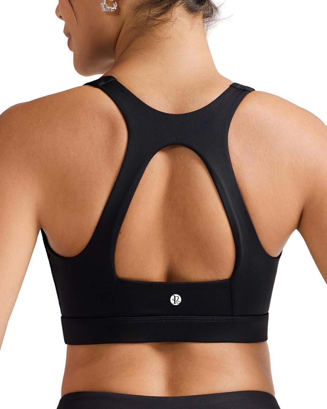 RUNNING GIRL Sports Bras for Women High Support,Racerback Molded Cup Sports Bra with Sewn in Pads