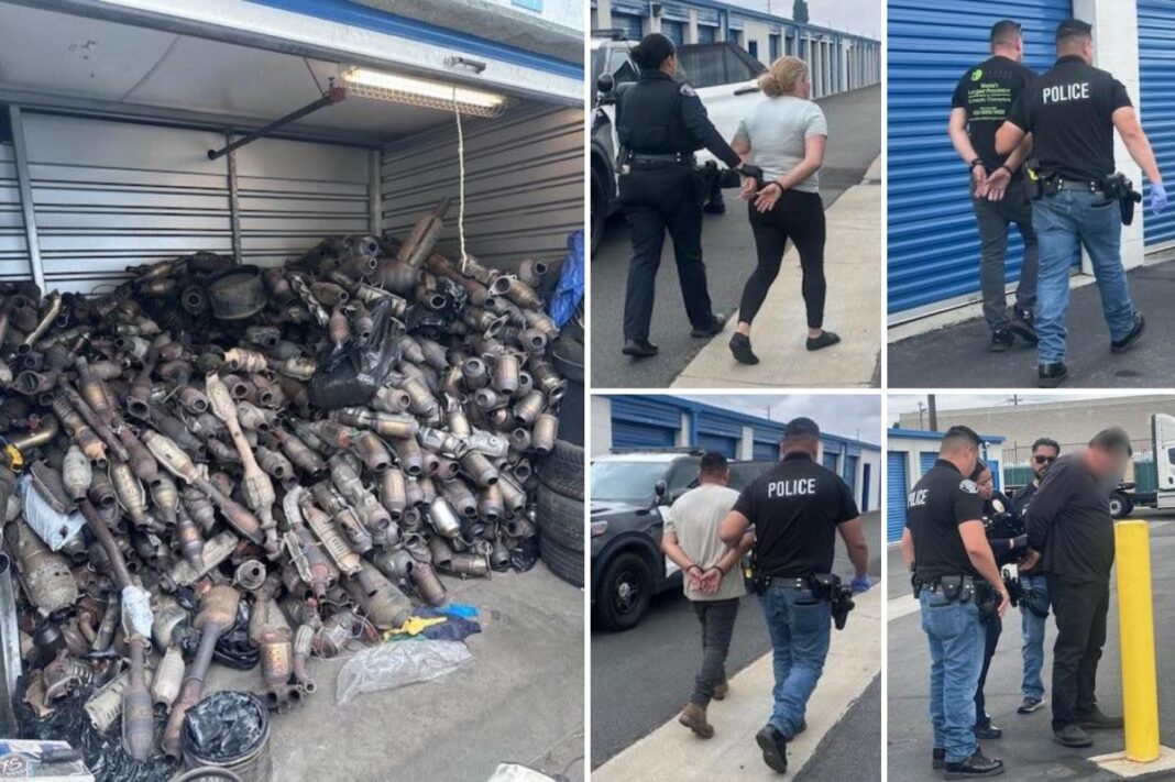 Los Angeles cops uncover $500K in stolen catalytic converters